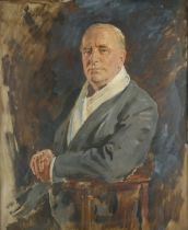 Reginald Grenville Eves (British 1876-1941). Portrait of James Bromley Wilson; Portrait of Ethel