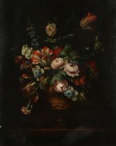 Dutch School (19th century), Still Life of Flowers, oil on canvas, unsigned, 75 x 62cm. Framed