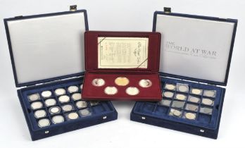 AMENDED DESCRIPTION A large collection of international and mostly uncirculated or proof coins,