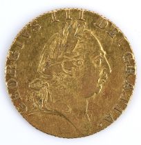 George III full sovereign, with shield reverse, dated 1787