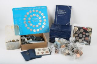 A large and varied collection of primarily British circulated and uncirculated coins with a few