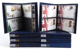 Large Collection of Great Britain First Day Covers in Albums(31) from 1935 Silver Jubilee - 2023