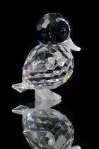 Swarovski crystal glass, seven models in original boxes including chicken (608721),