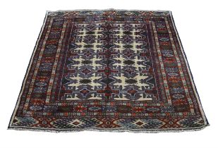 North East Persian Turkoman rug, 143 x 112cm