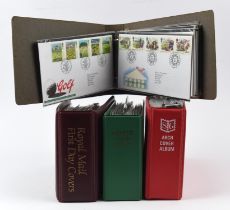 A collection of GB first day covers contained within 7 Albums, both pre-decimal and post-decimal,