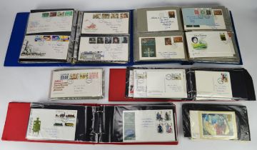 Collection of Great Britain first day covers (FDCs) in 4 albums both pre and post decimal issues.