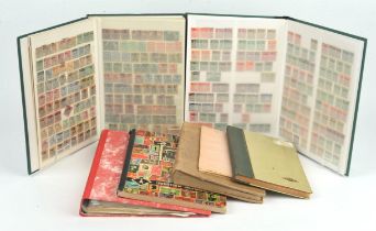 Stamp collection in 7 albums and stock books mostly Germany from 1872 - modern mint and used