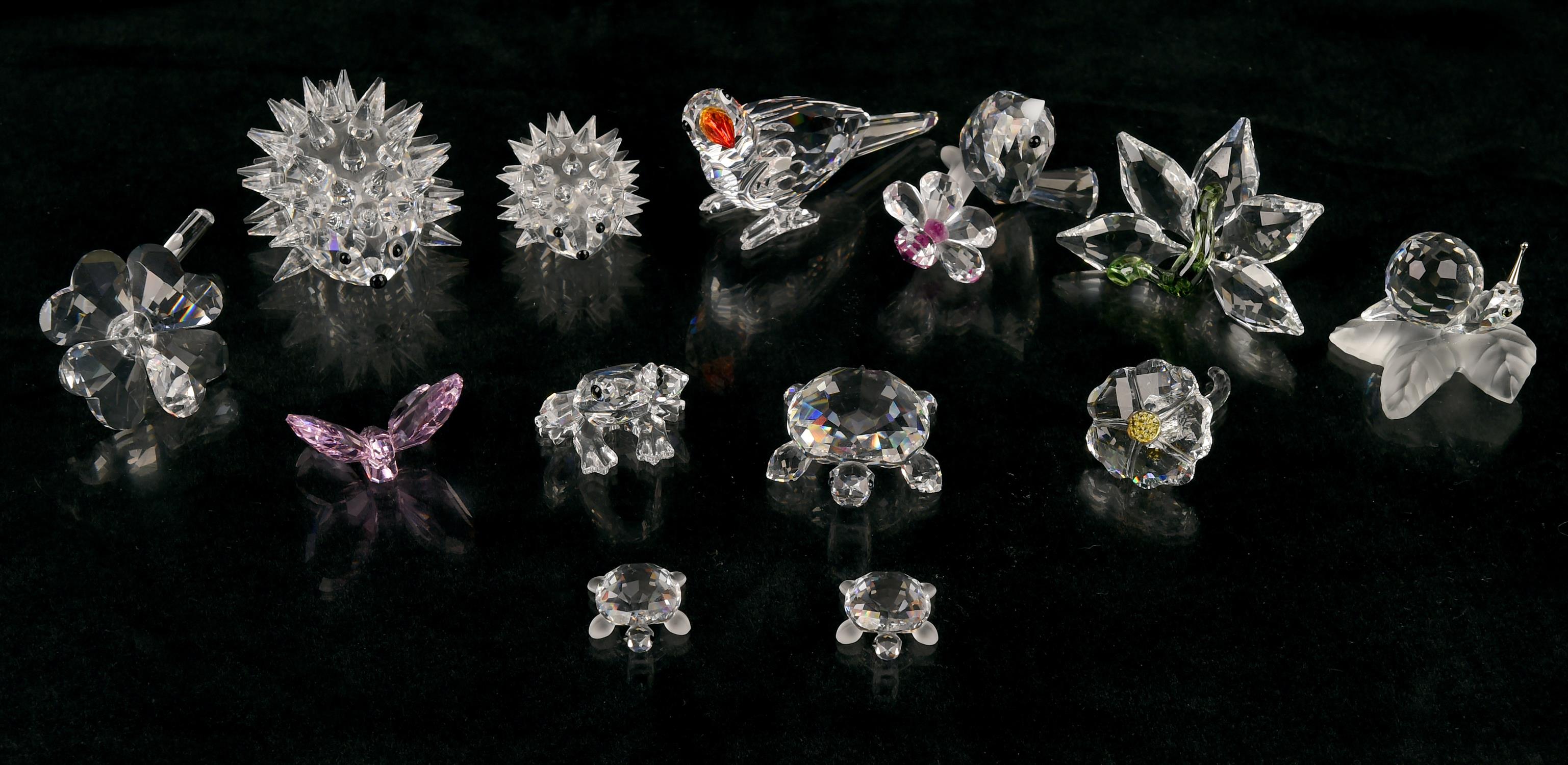 Swarovski crystal glass, six models in original boxes including four leaf clover (212101), - Image 2 of 2