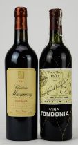 Spanish/French wine, Vina Tondonia 1991, five bottles, together with Chateau Mongravey, Margaux,