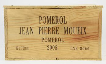 Bordeaux wines, Jean Pierre Mouex 2005, Pommerol (12 bottles) Note: This wine has been supplied by