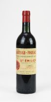 Bordeaux wine, Chateau Figeac 1982, one bottle, (1) Note: This wine has been supplied by recognised