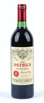 Bordeaux Wine, Chateau Petrus 1982, one bottle (1)