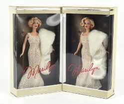 Two Marylin Barbie Dolls. Both boxed. Collectors editions from the Timeless Treasures Collection