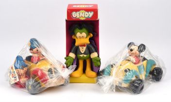 A large collection of 'Bendy Toys'. To include a boxed Count Duckula and another unboxed,