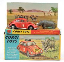 Corgi Toys - Volkswagen 1200 256 Die-Cast scale model, boxed. Charity lot: This lot is being sold
