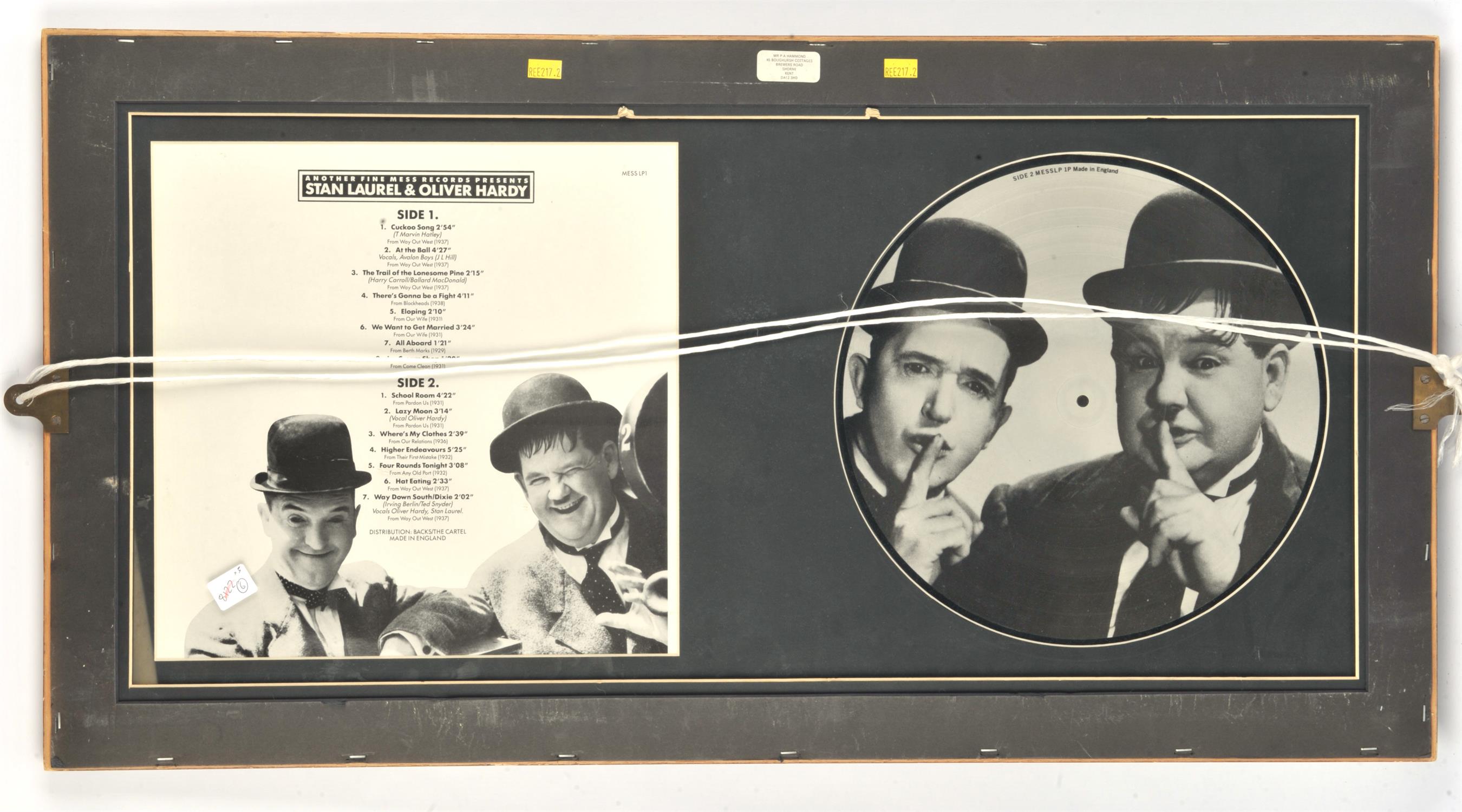 Stan Laurel (1890-1965) & Oliver Hardy (1892-1957) English & American Film Comedians, - Image 2 of 2