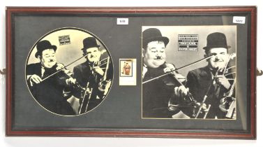 Stan Laurel (1890-1965) & Oliver Hardy (1892-1957) English & American Film Comedians,