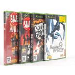 Collection of 4 Microsoft Xbox Original sealed games Titles include - 187 RIDE OR DIE,