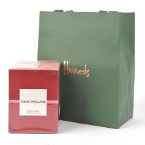 DIANA VREELAND vintage boxed and sealed scented candle Devastatingly Chic in HARRODS bag