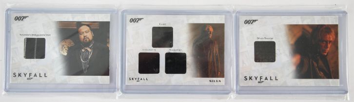 James Bond Skyfall (2012) Three Limited edition Rittenhouse Archives Trading cards,