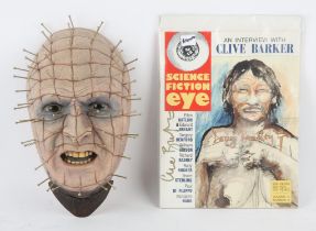 Hellraiser (1987) - Resin mask, together with, Clive Barker and Doug Bradley Signed Science Fiction