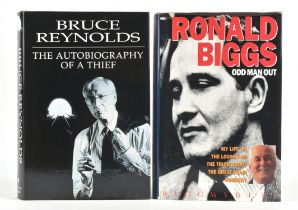 The Great Train Robbery: a pair of related Signed hardback books, includes, BIGGS (Ronald).