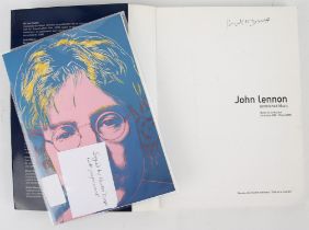 John Lennon: Unfinished Music, Signed by Hunter Davies - a catalogue for the exhibition of the same