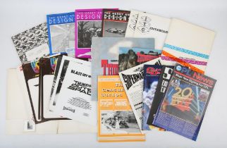 Gerry Anderson - A collection of related press packs and other items, to include design files