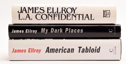 ELLROY (James). A group of three novels, two being Signed by the author – includes, L.A.