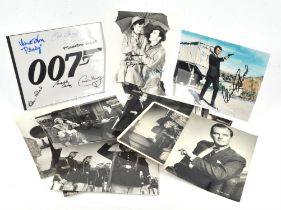 Film Publicity Photographs - a group of eleven photographs, mostly black and white, includes,