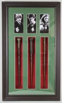 Harry Potter - Three licensed replica Wands of Harry Potter