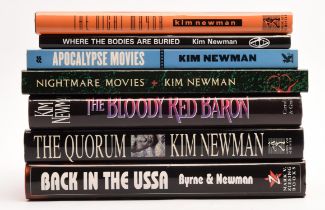 NEWMAN (Kim). A group of seven novels, four of which are Signed by the author – includes,