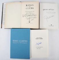 Signed Autobiographies – a group of three first edition hardback and softcover books, includes,