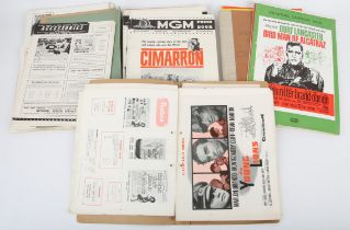 20th Century-Fox; MGM; Warner Pathe; United Artists; Campaign Books, 1950s-60s – a group of 80+,
