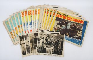 A collection of Vintage Lobby and front of house cards to include; Cowboys From Texas,