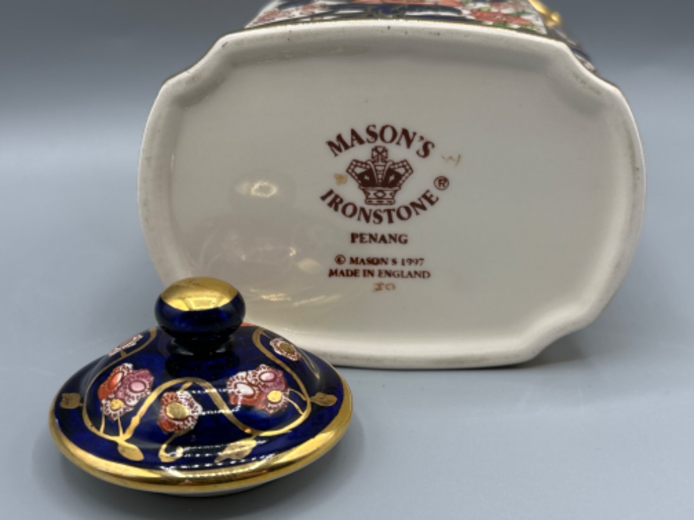 Masons Ironstone “Penang” Tea Caddy, dated 1997 - height 20cm - Image 3 of 4