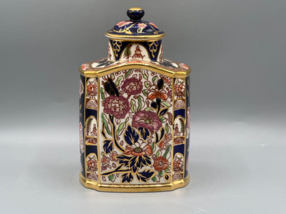 Masons Ironstone “Penang” Tea Caddy, dated 1997 - height 20cm