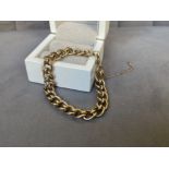 Vintage 9ct Yellow Gold roller ball bracelet - Weighing 32.19 grams - measuring approximately 20cm