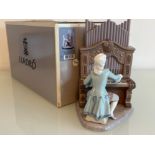 Lladro signed limited edition 1801 ‘Young Bach’ in good condition and original box (No 8)