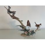 Lladro signed limited edition 1462 ‘Flock of birds’ in good condition and original box (No 938)