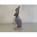 Lladro 5060 ‘Clown with Trumpet’ in good condition and original box