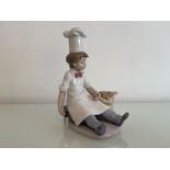 Lladro 6233 ‘Chef’s apprentice’ in good condition and original box