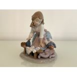 Lladro 5782 ‘My Chores’ in good condition and original box