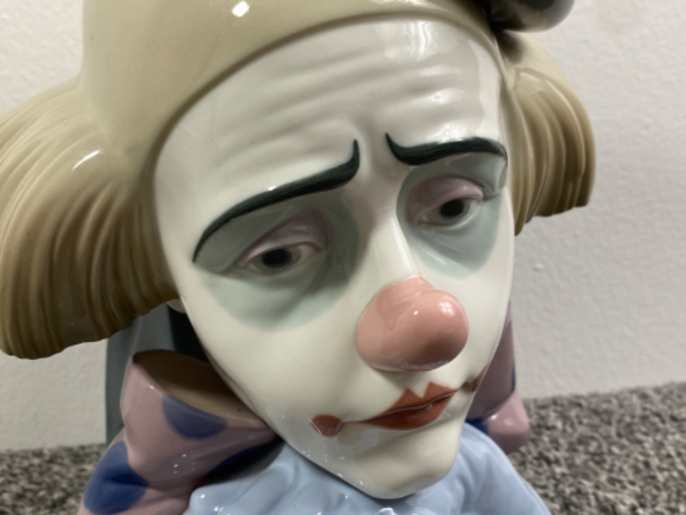 Lladro figure 5130 Pensive clown, good condition, height 27cm - Image 2 of 4