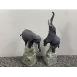 Lladro Elephant figures to include #8200 ‘Balance 1’ and #8201 ‘Balance 2’ both in good condition
