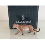 Lladro 5435 Mini ‘Puma’ in good condition and original box