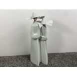 Lladro figure 4611 ‘Nuns’ in good condition