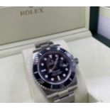 Rolex 2019 Submariner, oyster perpetual, stainless steel, black dial & bezel wristwatch