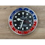 Rolex style wall clock