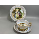 Ashley fine bone china (22kt gold) trio plate/cup/saucer